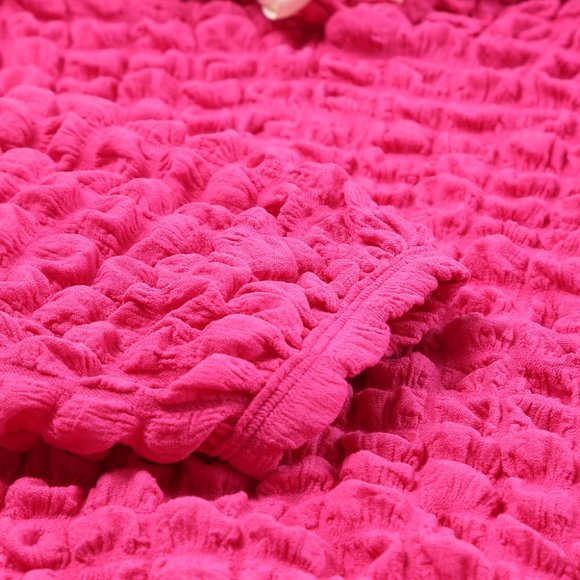 COPY - Rose Waffle Textured Drawstring Pullover Hoodie - - Picture 15 of 15